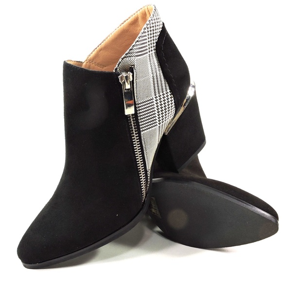 ALESSANDRO DI MARIA 🇮🇹 WOMEN'S BLACK SUEDE COMFORT BOOTIE - Picture 7 of 8